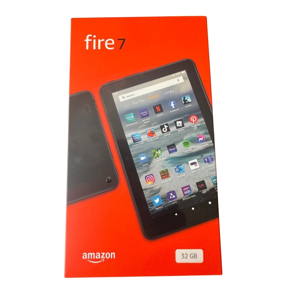 Amazon Fire 7 Tablet 12th Gen 2022 Release 32GB 7 inch Wi-Fi Black NEW in box